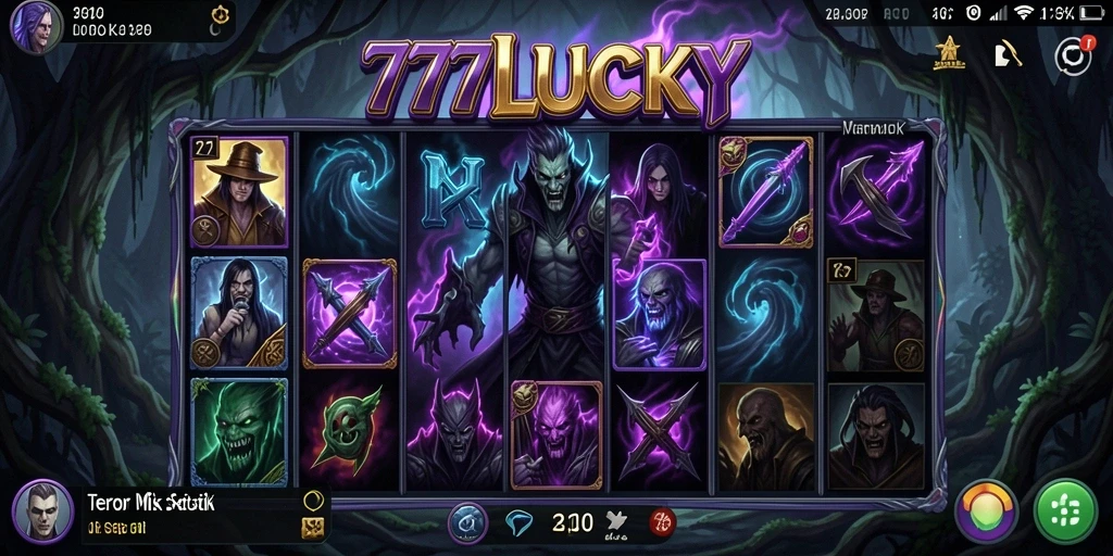 Tampilan gameplay menakutkan dari 777LUCKY yang penuh ketegangan.