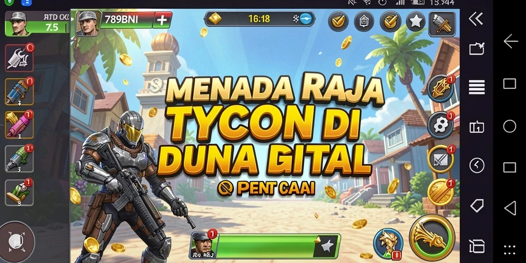 Tampilan gameplay 789BNI yang menampilkan keseruan dalam membangun bisnis Tycoon.
