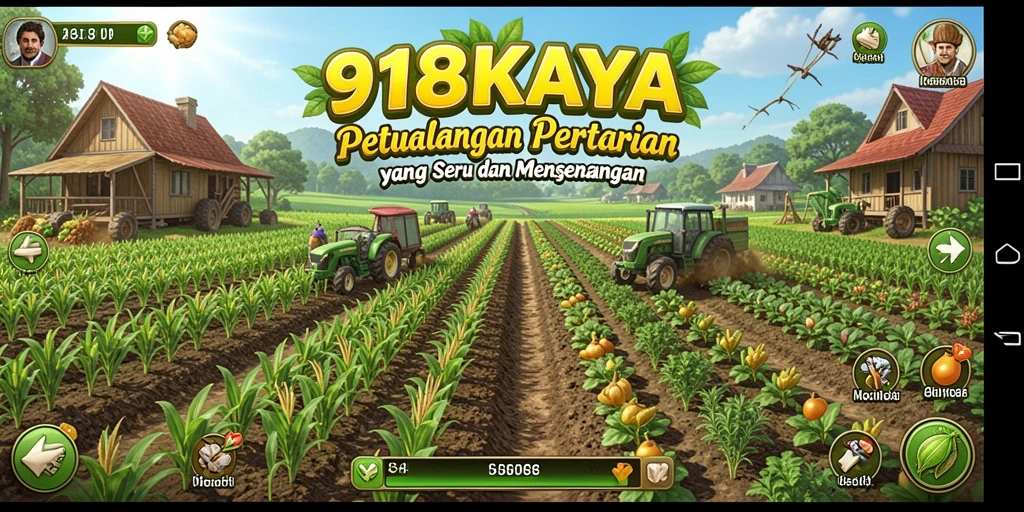 Gameplay seru di 918KAYA dengan aktivitas bertani yang menyenangkan.