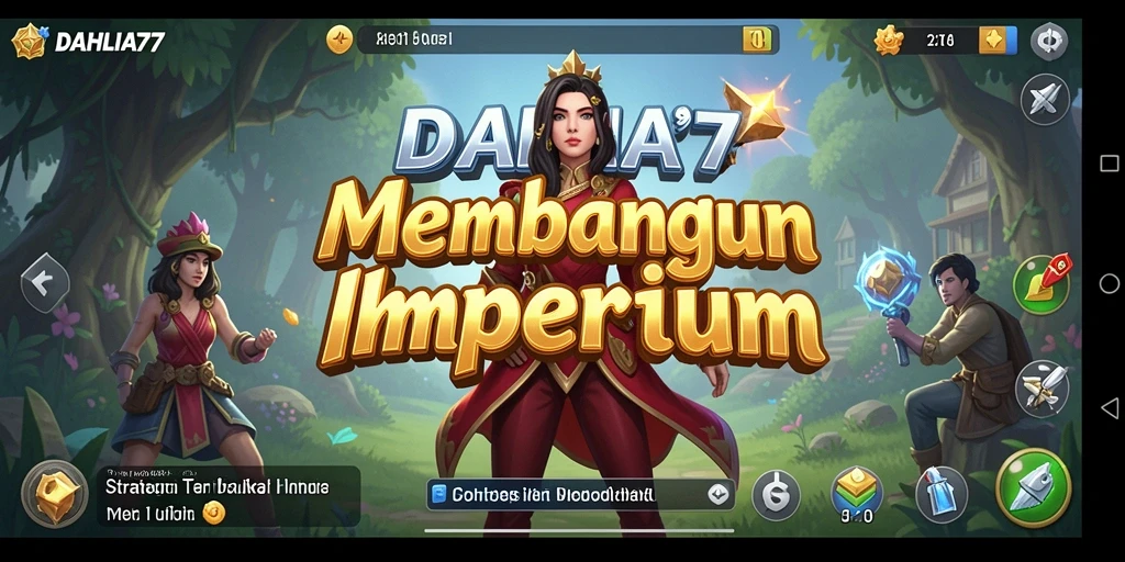 Tangkapan layar gameplay DAHLIA77 yang menunjukkan pertempuran strategis yang mendebarkan.