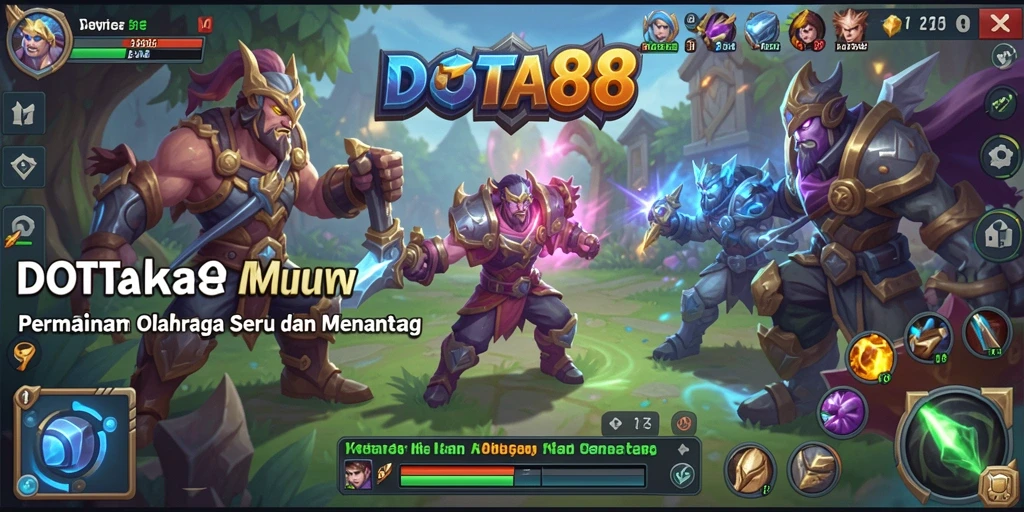 Tampilan gameplay DOTA88 yang dinamis dan seru.