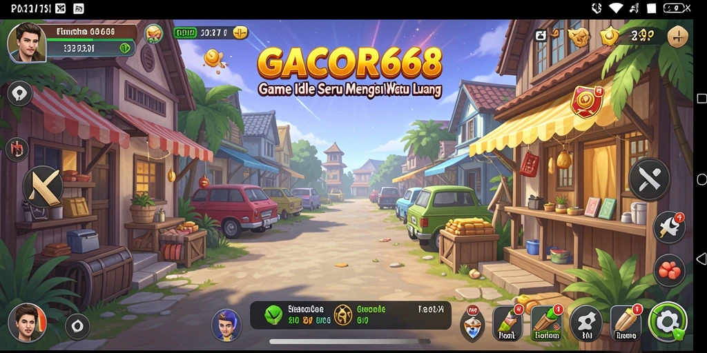 Tampilan gameplay GACOR668 yang menarik dan penuh warna.