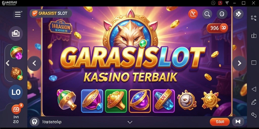 Tampilan menarik GARASISLOT dengan gameplay Kasino yang seru.