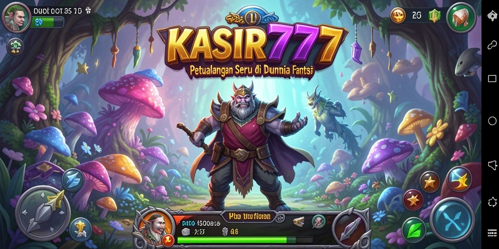 Tangkapan layar gameplay KASIR777 menampilkan aksi petualangan yang menegangkan.