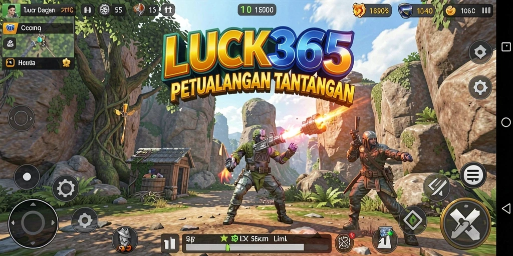 Screenshot gameplay LUCK365 menampilkan aksi petualangan seru dan penuh tantangan.