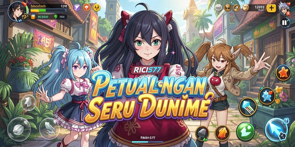 Tampilan gameplay RICIS77 yang memikat dalam dunia Anime.